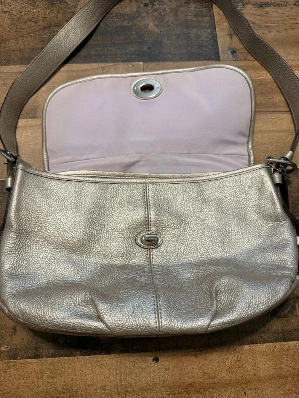 Y2K Coach Legacy Leather Flap Hobo